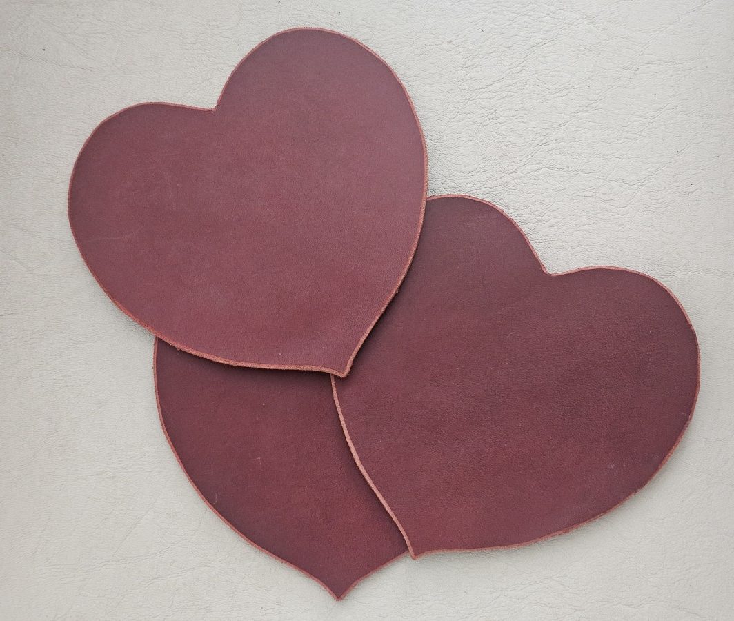 Padėkliukai puodeliui "Heart", 3 vnt.