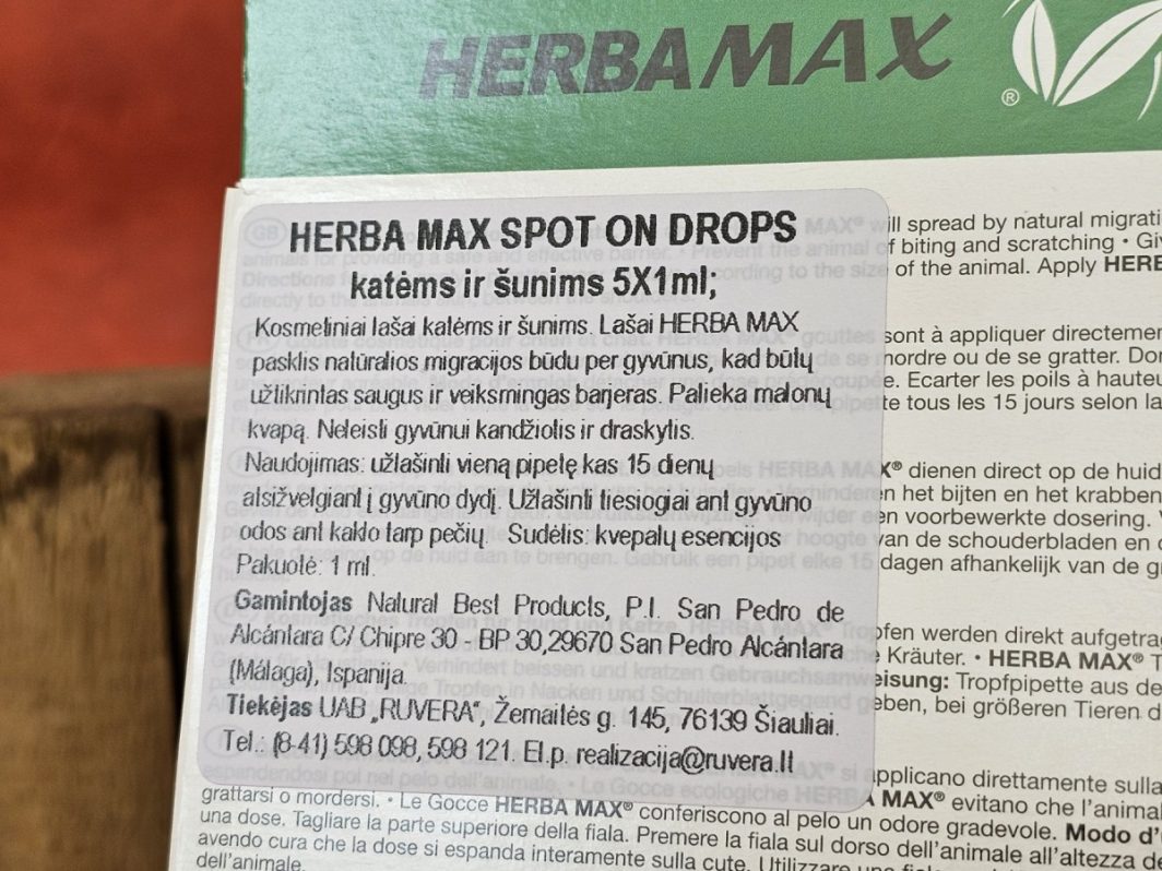 Herba max spot on drops - Image 2