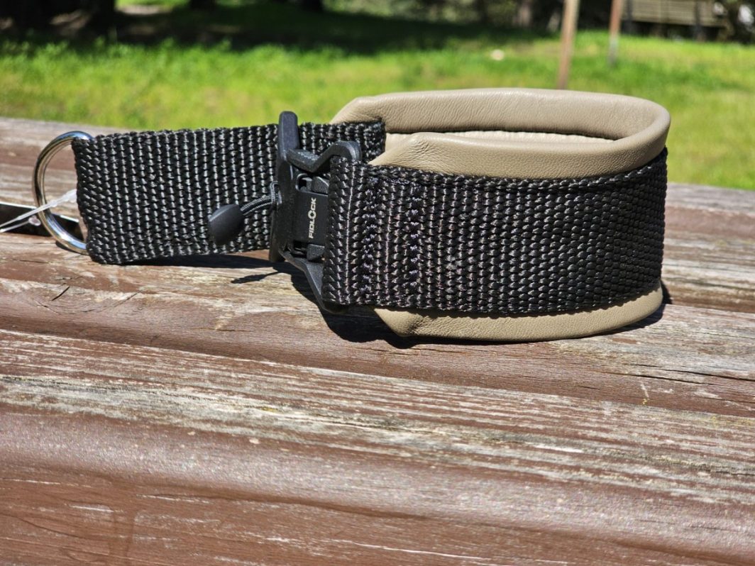 MAGNETINĖ SAGTIS – PILKŠVA ODA, PAGAMINTAS 30 cm - Image 3
