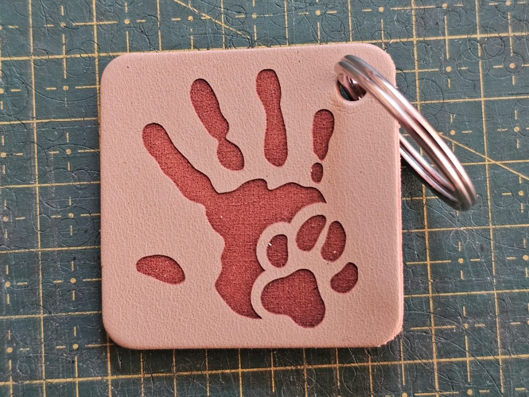 Raktų pakabukas "Hand+Paw"