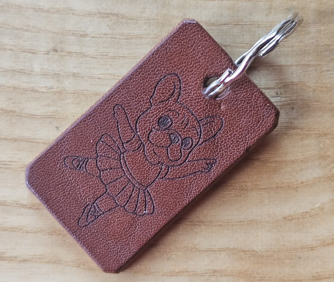 Raktų pakabukas "Balerina buldogina"