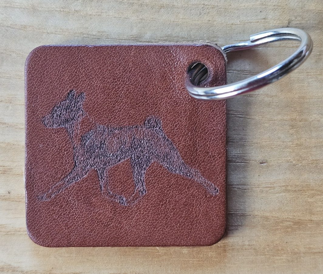 Raktų pakabukas "Basenji šuniukai"