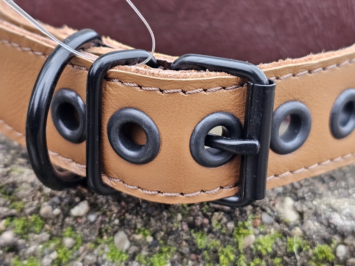 "Kava" - šviesiai ruda, pagamintas (kaklo apimtis 28-35 cm) - Image 3