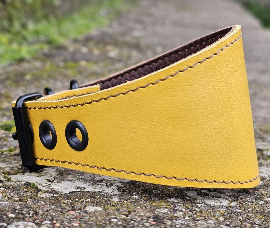 "Kava" - geltonas, pagamintas (kaklo apimtis 23-30 cm)