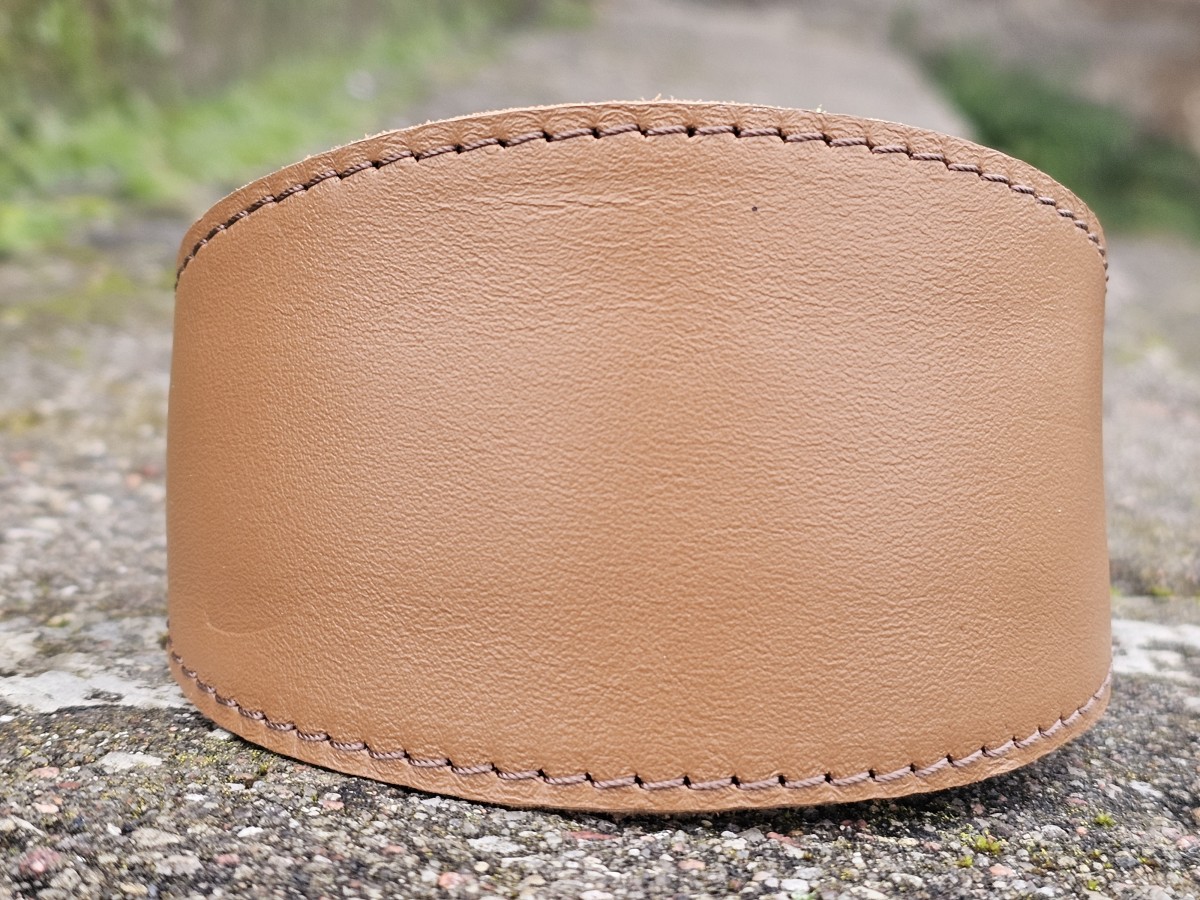 "Kava" - šviesiai ruda, pagamintas (kaklo apimtis 28-35 cm) - Image 2