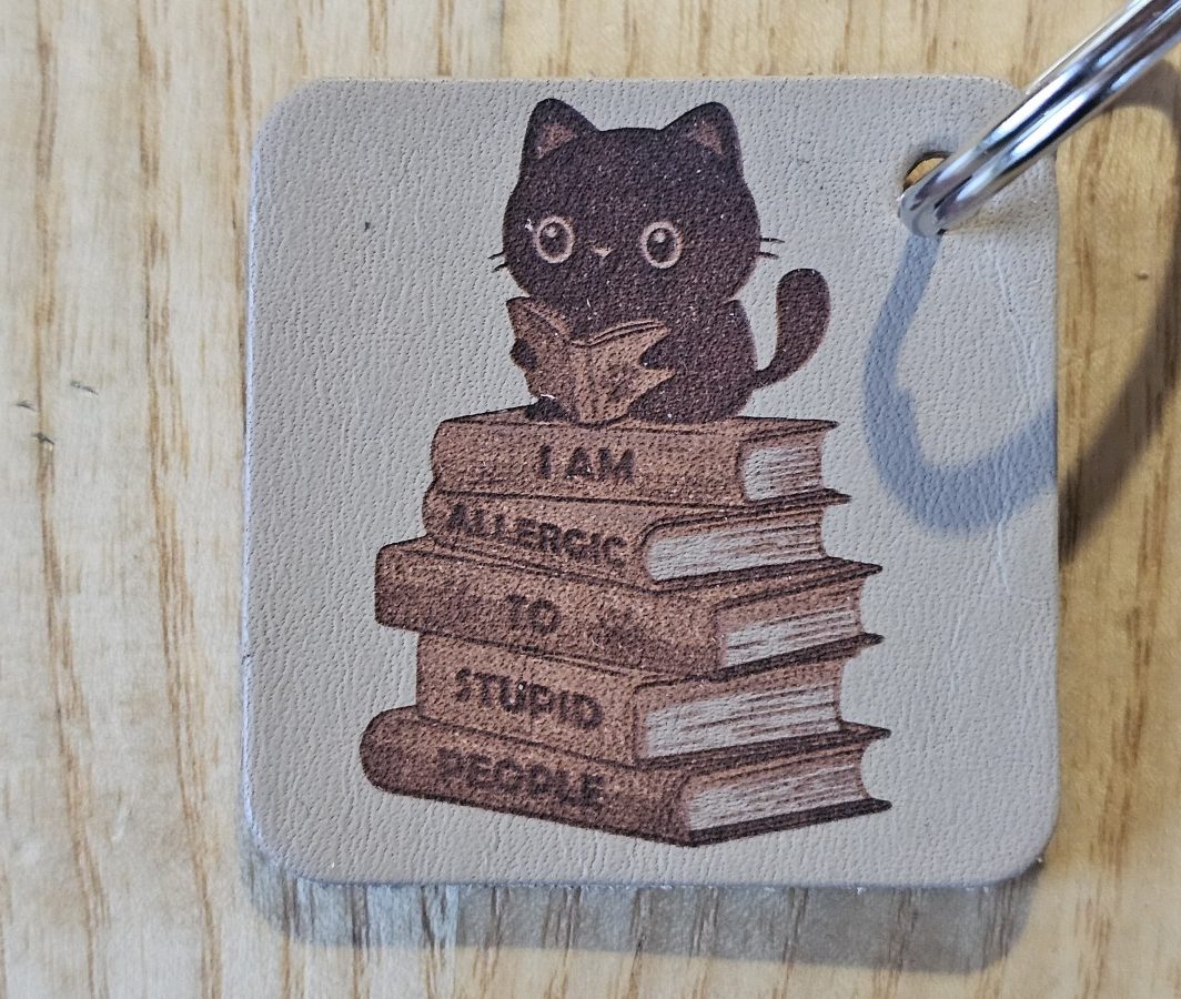 Raktų pakabukas "Alergiškas"