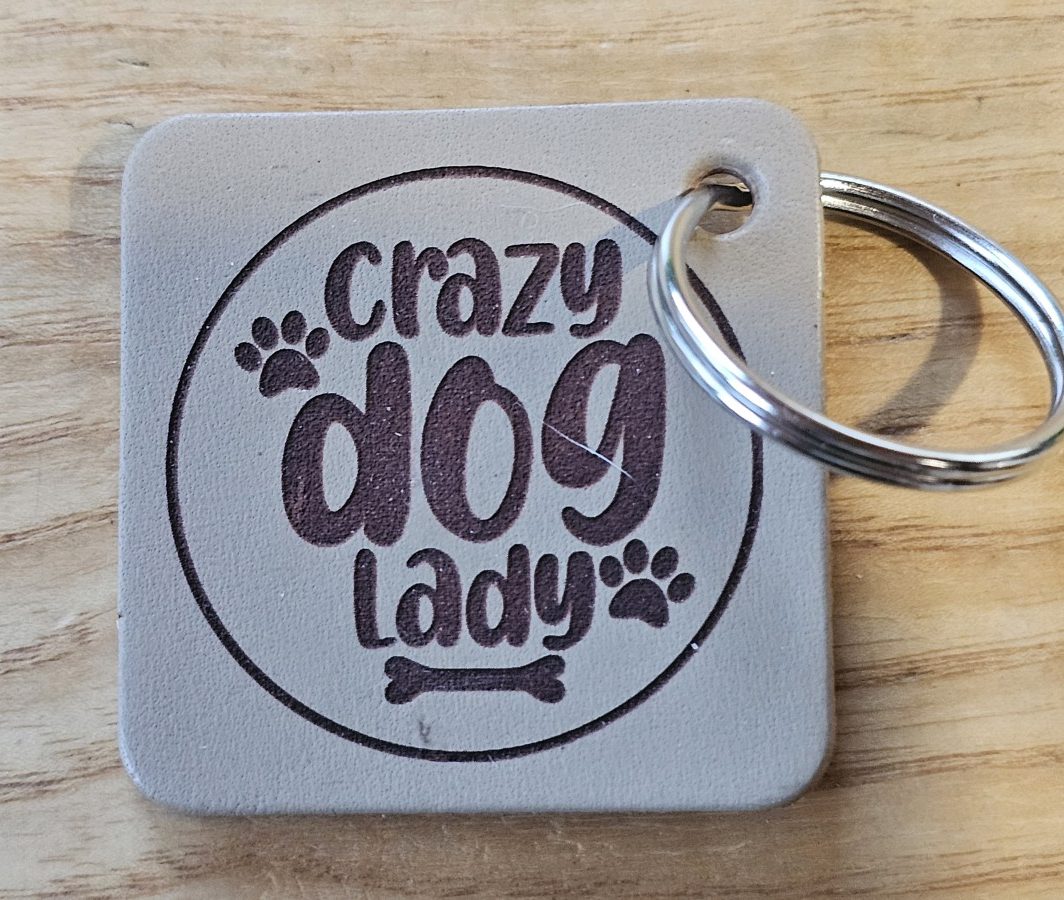 Raktų pakabukas "Crazy dog lady"