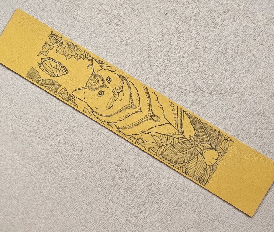 Knygos skirtukas "Katinukas", pagamintas