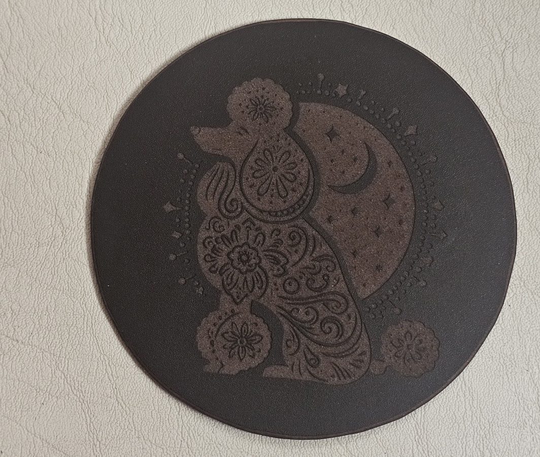 Padėkliukas puodeliui "Pudeliukas", pagamintas