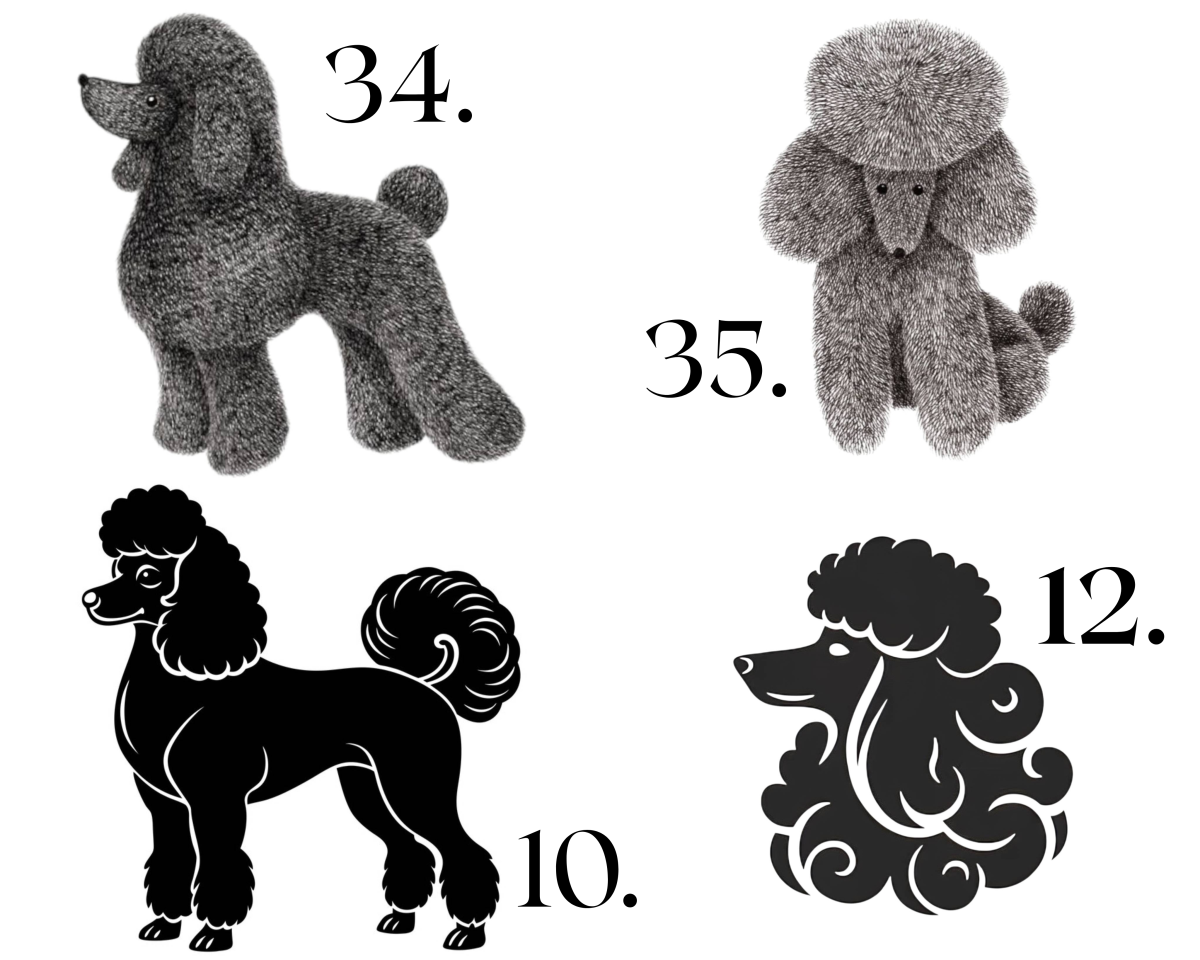 Raktų pakabukas "PUDELIAI" - išsirink piešinį - Image 5