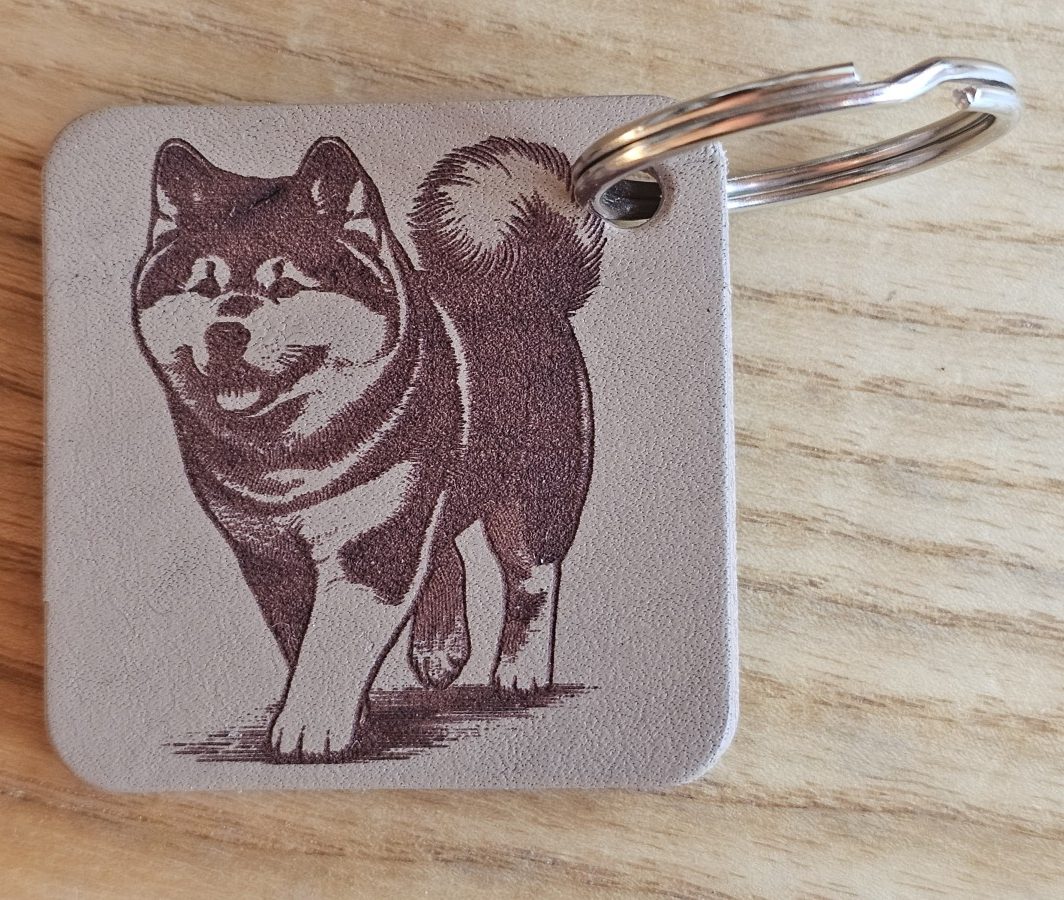 Raktų pakabukas "Amerikos akita"