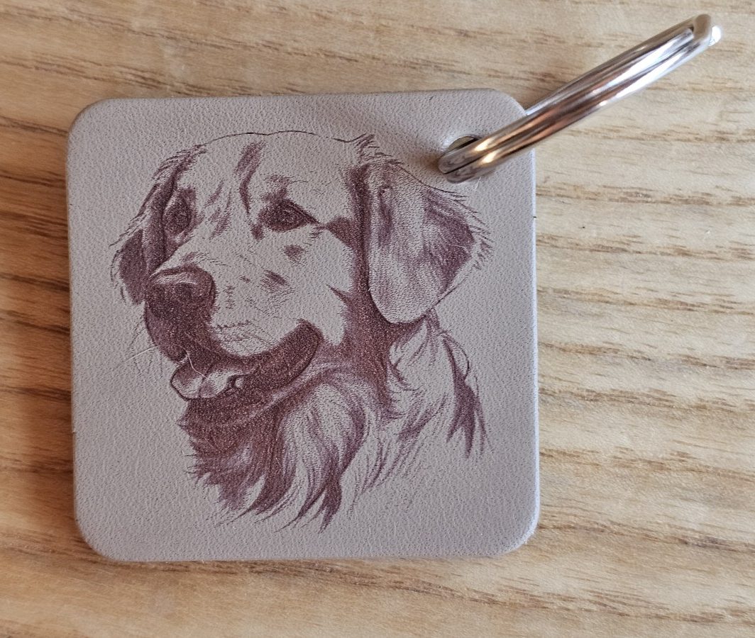 Raktų pakabukas "Auksaspalvis retriveris"