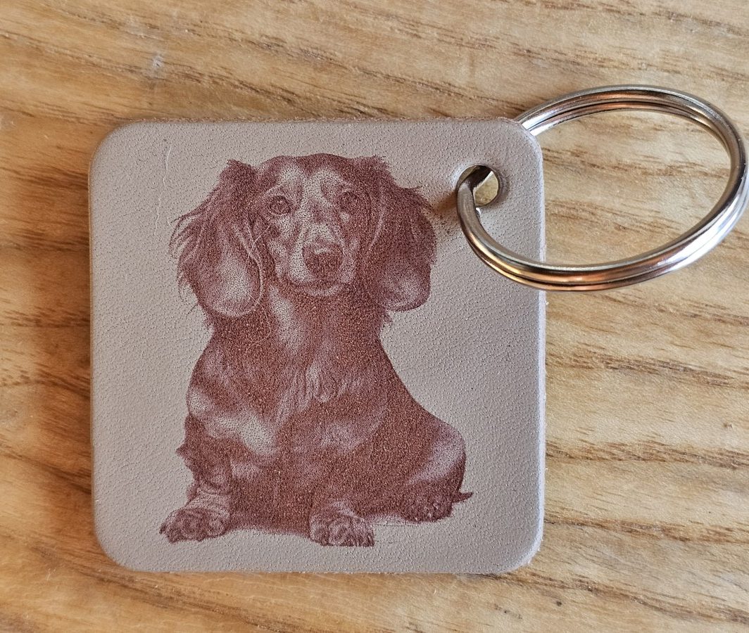 Raktų pakabukas "Ilgaplaukis taksas"