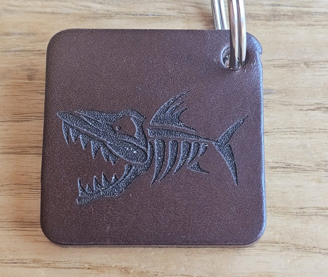 Raktų pakabukas "Pikta žuvis"