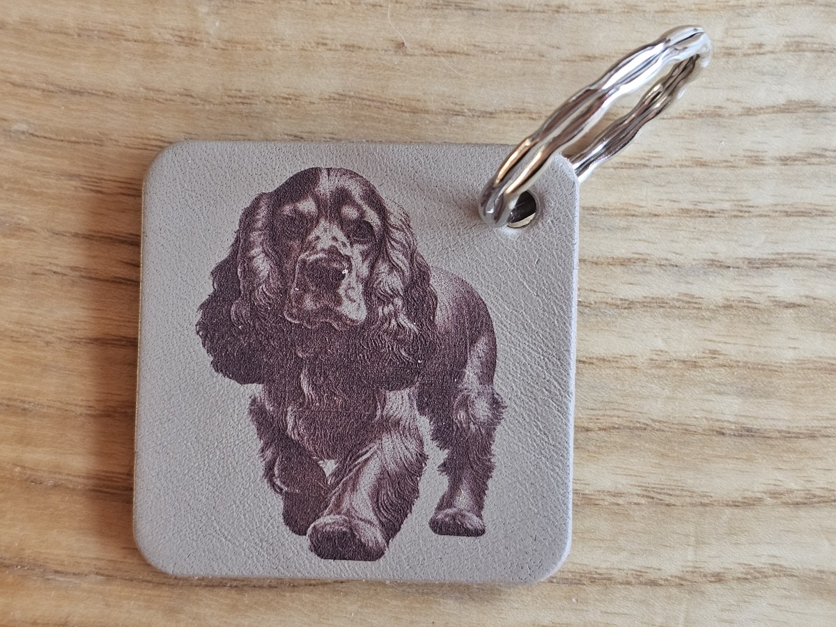 Raktų pakabukas "Spanielis"