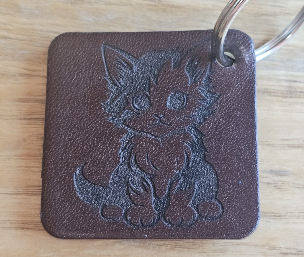 Raktų pakabukas "Tamsus katinukas"