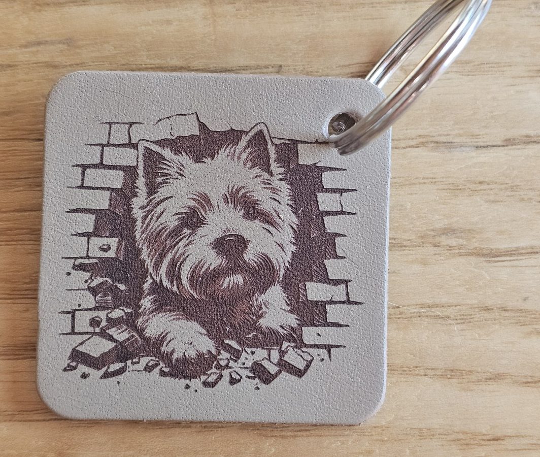 Raktų pakabukas "Vakarų škotijos baltasis terjeras"