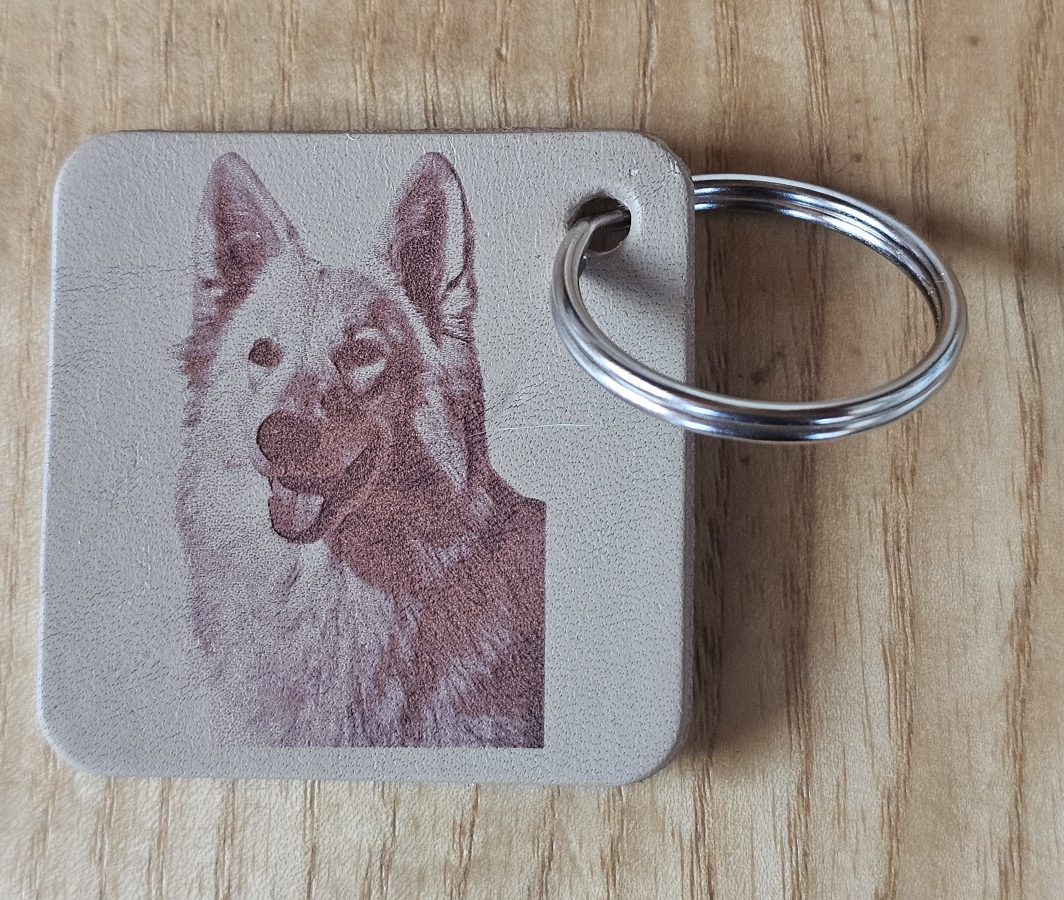 Raktų pakabukas "Baltasis šveicarų aviganis"