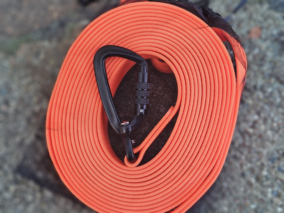 HEXA: Plotis 20mm, oranžinis, 5 m, rakinamas, pagamintas